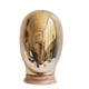 thumbnail image 3 of Estante de almacenamiento de gorras de cabeza de maniquí estable con soporte de madera Soporte de sombreros de mesa para Oro, 3 of 9