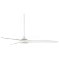 thumbnail image 5 of 60" Casa Vieja Modern 3 Blade Indoor Ceiling Fan with Dimmable LED Light Remote Control Matte White for Living Kitchen House Bedroom Family Dining, 5 of 7