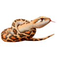 thumbnail image 2 of 170cm/210cm Giant Snakes Plush Toy Simulation Long Golden Python Stuffed Snake Plushie For Children Boys Home Decorationsnake brown210cm Deng Xun unisex, 2 of 2