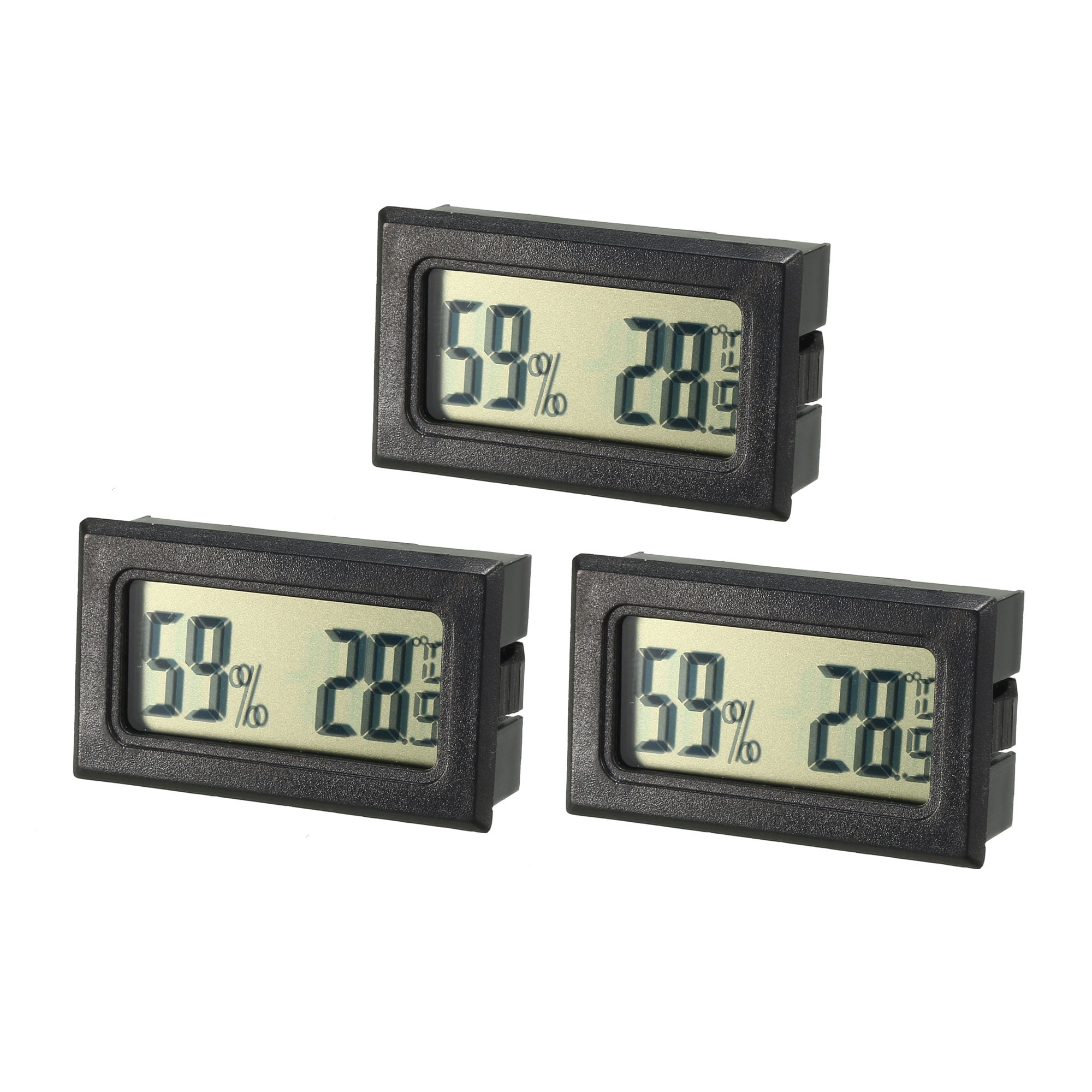 4 Pack Mini Small Digital Electronic Temperature Humidity Meters Gauge Indoor