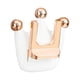 thumbnail image 5 of Injueey Soporte para secador de pelo Baño de pared Estante universal Estante de soplador antideslizante Blanco 2Conjunto, 5 of 6