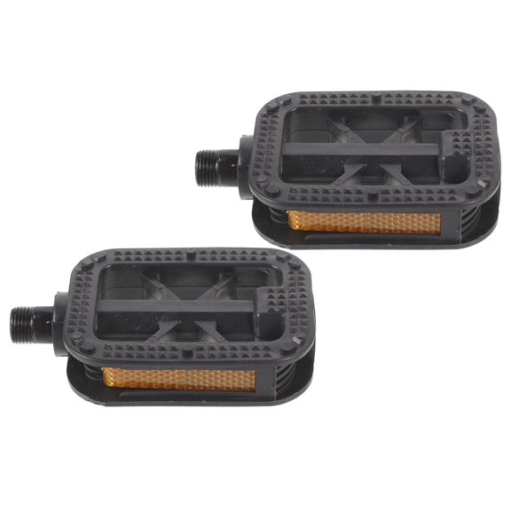 IBASETOY 1 Pair of Cycling Accessories for Bike Black Plastic Anti-skid Design
