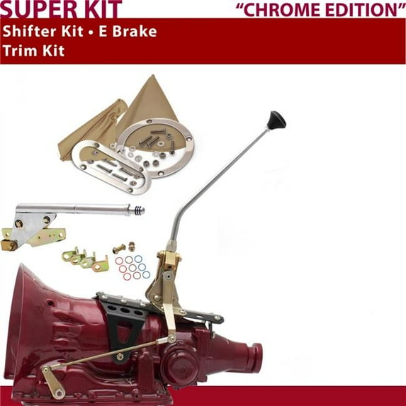 American Shifter 4L80E Shifter Kit 12 in. E Brake Trim Kit for CD94A