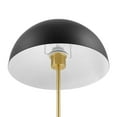 thumbnail image 6 of Modway Ideal 1-Light Modern Metal Table Lamp in Black/Satin Brass, 6 of 8