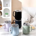thumbnail image 7 of Insulated Stainless Steel Coffee Mug, Leakproof Travel Mug with Handle, Double Wall Thermal Cup for Office, Work and Daily Use, 7 of 7