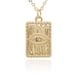 thumbnail image 3 of Collar dorado mujer CYRA con dije de ojo, 3 of 3
