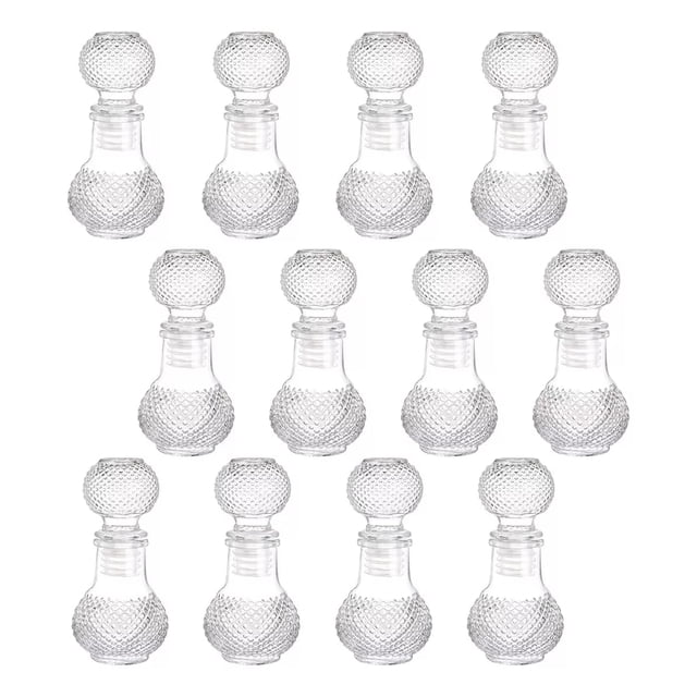 Set de 12 licoreras VITTORI labradas Nano 60ml