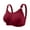 B-Burgundy*, variant on Women's Seamless No Underwire Bra Comfort Bralettes Full Coverage Bralette Soft Unline Wireless Bra Everyday T-Shirt Bra for Ladies B-Beige*