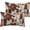 Brown Beige, variant on Cow Fur Throw Pillow Covers 12x20 Inch Set of 2, Patchwork Cowhide Print Lumbar Pillow Cover Animal Skin Plaid Grid Print Pillowcase Decorative Cushion Covers for Sofa Couch Bed Living Room
