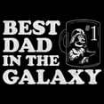 thumbnail image 2 of Men's Star Wars Darth Vader Best Dad in the Galaxy Mug  Graphic Tee Black / 2 Medium, 2 of 5