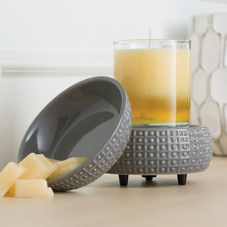 Slate 2-In-1 Candle and Fragrance Warmer For Candles And Wax Melts from  Candle Warmers Etc. 