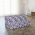 thumbnail image 4 of Flower Foldable Mattress, Funky Floral Pattern Violet, 78.7" x 47.2", Pastel Purple and Multicolor, by Ambesonne, 4 of 6