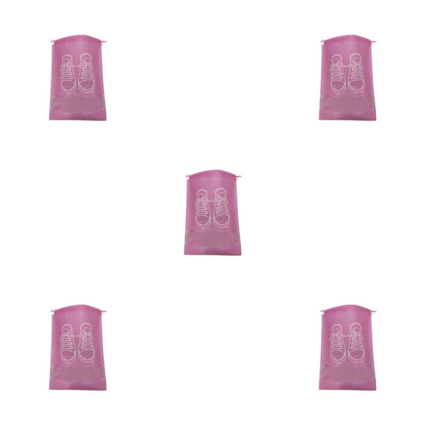 Injueey Bolsa para zapatos, bolsa a prueba de polvo, bolsa suelta de tela no tejida, almacenamiento de bolsillo, bolsas portátiles multiusos Type5 NO5