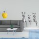 thumbnail image 2 of Escultura de conejo de con forma de fruta, adorno coleccionable, estatua de mesa, decoración geométrica para festivales, escritorios de ofic, 2 of 8