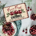thumbnail image 5 of 1pc Vintage Metal Tin Sign Iron Wall Decor for Bars Restaurants Cafe Pubs Rectangle Cherry 300x200x2.2mm, 5 of 7