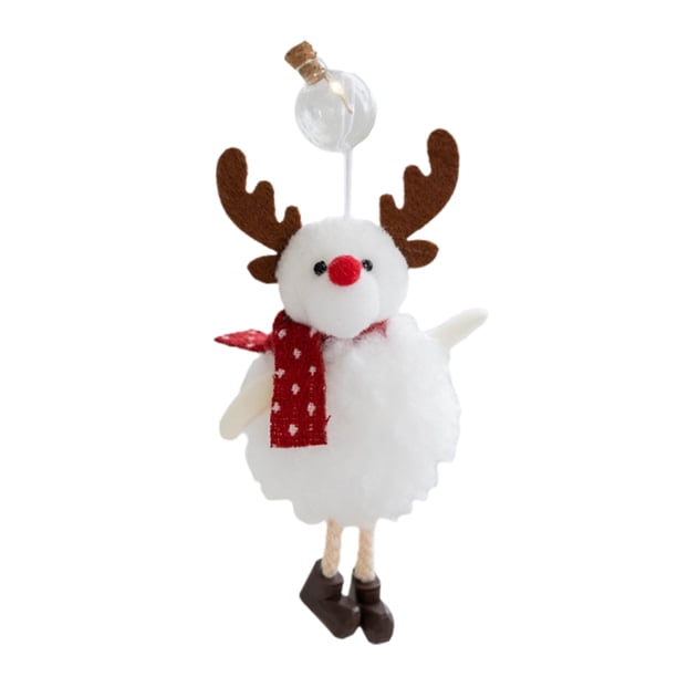 De Felpa Muñeco De Peluche De Navidad Colgante Colgante Papá Noel Muñeco De Nieve Ángel Colgante Regalos De Navidad Para Familiares Y Amigos Kearding HA044545-03