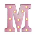 thumbnail image 1 of Letras LED iluminadas, letras LED para marquesina, 26 letras del alfabeto, letras brillantes a batería con luces para fiestas, mesas y decoración de pared, tamaño mediano/6.4", 1 of 7