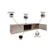thumbnail image 4 of Repisa Flotante para TV, Mueble Minimalista para Pantalla, Centro de Entretenimiento Diseño Moderno., 4 of 5