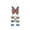 H, variant on YIGOUMY- 80cm DIY Diamond Painted Butterfly Dragonfly Wind Chime, Iridescent Spiral Streamer Outdoor Garden Wind Bell, Hanging Yard Decor for Patio Porch Home Wall Ornament (E)