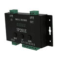thumbnail image 3 of 5X SP201E DMX512 WS2812B WS2811 to SPI Controller Decoder,Support Multiple ICs,5 x DMX Decoder,Black, 3 of 8