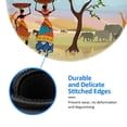 thumbnail image 5 of Disketp African Women In Mountain Landscape Small Mouse Pad 7.9x7.9 Inches,Washable Round Mousepad For Office Laptop Computer,Non-Slip Rubber Base Mouse Pads For Wireless Mouse, 5 of 9