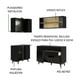 thumbnail image 4 of Madesa Gabinete de Cocina Integral Completa de Esquinero 262 cm Reims Negro 01, 4 of 8