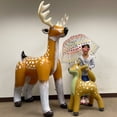 thumbnail image 3 of Jet Creations Inflatable Air Stuffed Animal Spotty Deer 2 pack, Contain One(1) 74 inch and One(1) 36 inch, JC-BDEERX2, 3 of 4