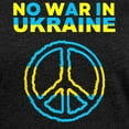 thumbnail image 3 of CafePress - No War In Ukraine Support American Ukraini T Shirt - Womens Football Shirt, 3 of 4