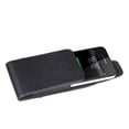 thumbnail image 5 of Premium Black Leather Case Cover Pouch Holster Swivel Belt Clip 46 for iPhone 5 5C 5S SE, 5 of 6