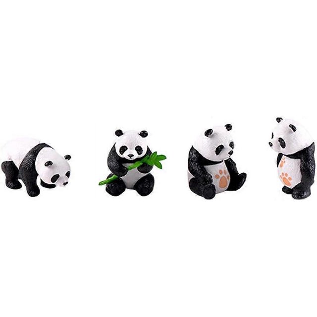KAIYANG piezas de adornos de panda, microadornos para jardín, decoración de bonsái, manualidades, accesorios para tartas, muñecas chinas creativas para el hogar