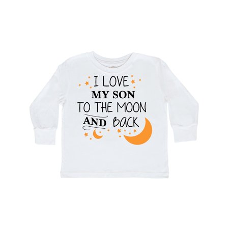 

Inktastic I Love My Son To The Moon and Back Gift Toddler Boy or Toddler Girl Long Sleeve T-Shirt