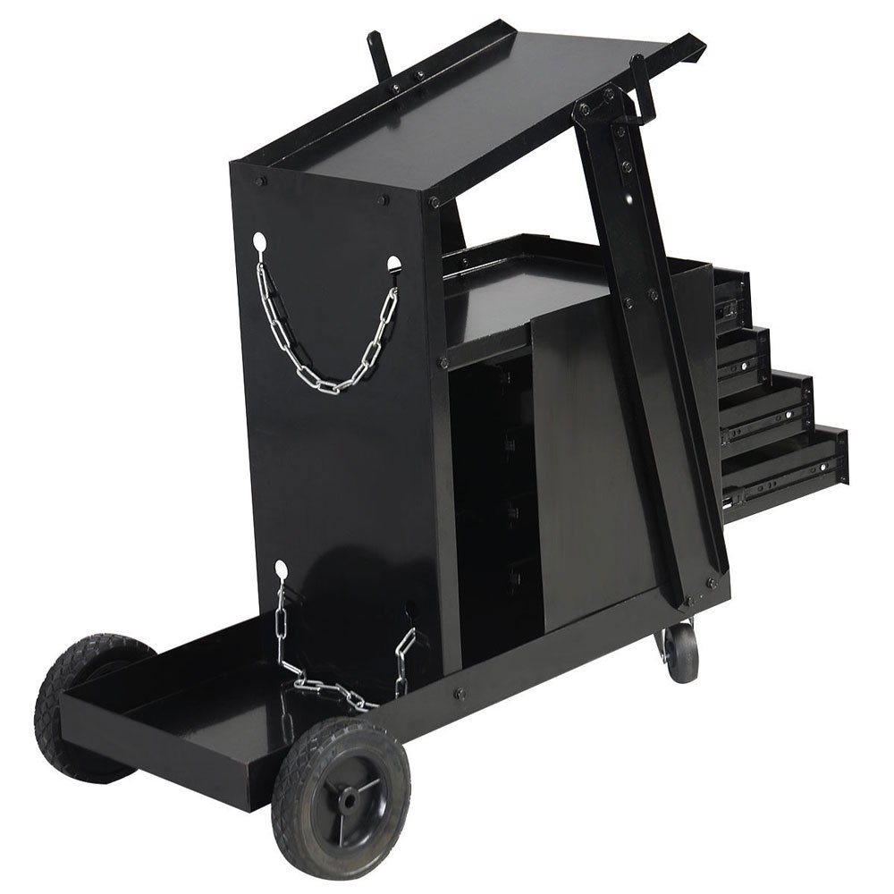 Ktaxon Mig Tig Gas Flux Welding Welder Trolley Tank Carts