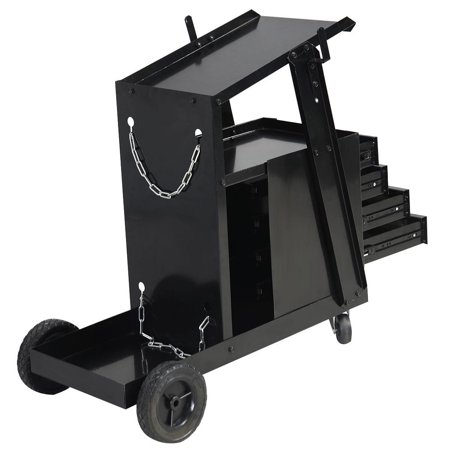 Ktaxon Mig Tig Gas Flux Welding Welder Trolley Tank Carts