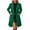 Green winter coats, variant on Nfurl Pea Coats Jackets for Women Elegant Notch Lapel Single Breasted Long Trench Coat with Pockets Business Casual Ladies Winter Peacoats Gray L