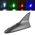 thumbnail image 5 of Walbest Shark Fin Wind Power Waterproof Car Shark Fin Roof Antenna LED Flash Light Lamp for Safety Universal Car Truck SUV Roof Decoration Spoiler Wing, 5 of 7