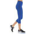 thumbnail image 3 of Women's Solid Color Buttery Soft Peach Skin Cropped CAPRI Leggings - Regular PLUS and 3X5X, 3 of 3