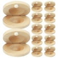 thumbnail image 4 of Miangastore 12 pcs Wooden Castanets Rhythm Castanets Music Instrument Castanets for Children, 4 of 8
