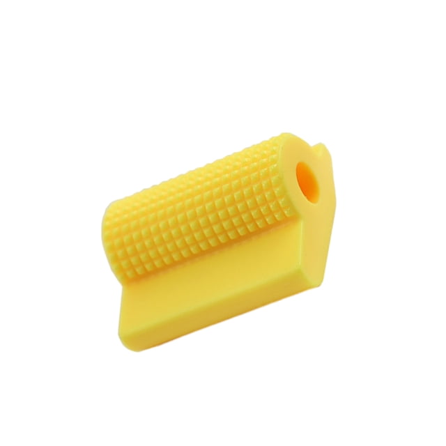 Scienceny Cubierta de palanca de cambios de marchas, funda de palanca de cambios de goma, almohadilla de cambios impermeable antideslizante, Accesorios para motos Amarillo