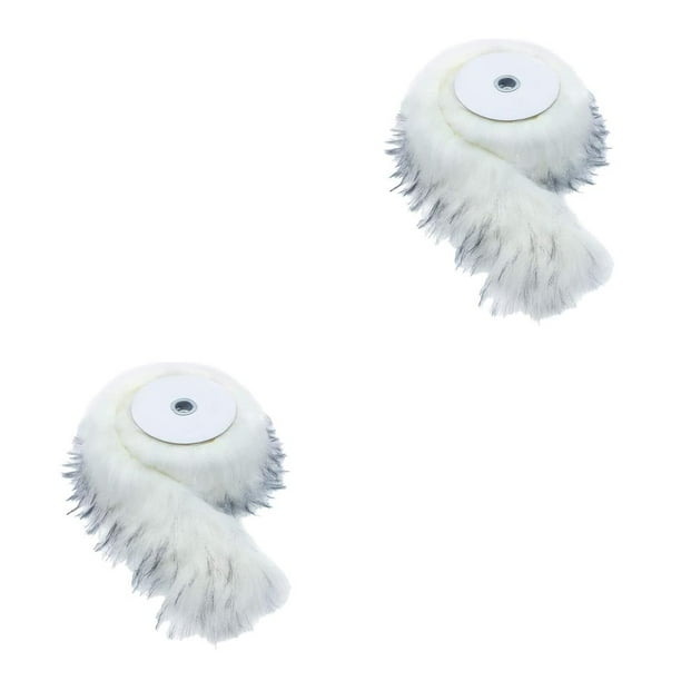 Tela de piel peluda Yuarrent 2Conjunto blanco