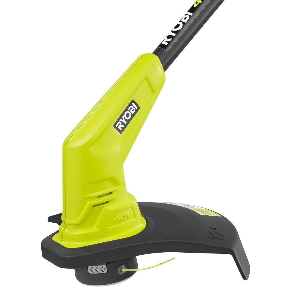 Ryobi RY40204 40-Volt Lithium-Ion Cordless String Trimmer - Battery and Charger Not Included