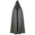 thumbnail image 1 of SDNall Cape Homme Patchwork à Capuche Décontractée Fête Rétro Gothique Longue Cape Tenue de Scène Cape, 1 of 8
