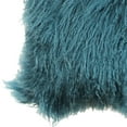 thumbnail image 3 of Benjara BM225259 Faux Fur Pillow with Removable Cover & Zipper Closure, Blue, 3 of 3