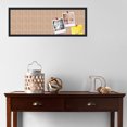 thumbnail image 3 of PinPix 36x12 Custom Cork Bulletin Board  Poster Board Has a Fabric Style Canvas Finish, Framed in Other, by ArtToFrames (PinPix-606), 3 of 5