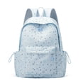 thumbnail image 2 of Cute Book Bag Print Star Backpack Large Capacity Students Bookbags Multiple Pockets Travel Daypack Bag for Teens College Commute (Blue), 2 of 5