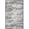 thumbnail image 2 of Unique Loom Outdoor Modern Collection Area Rug - Cartago (3' 3" x 5' 2" Rectangle Charcoal/Ivory), 2 of 6