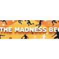 thumbnail image 4 of LUUFILx Orange Background Basketball Themed Banner with Player Silhouettes Stars and Let the Madness Begin Text, 4 of 6