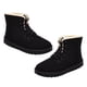 thumbnail image 1 of EeaseMX 1 par de botas de nieve para estudiantes, botines cálidos para mujer, zapatos con cordones, botas de algodón, 1 of 7