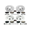thumbnail image 3 of PowerStop Front and Rear Z23 Evolution Sport Carbon-Fiber Ceramic Brake Pad and Drilled & Slotted Rotor Kit Fits: MINI COOPER Select Models K6666, 3 of 10