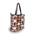 thumbnail image 6 of Women's Tote Handbag Cloth Handbag Large Tote Bag Shopping Bag Hearts Stars and Ghost Pattern, 6 of 8