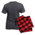 thumbnail image 6 of CafePress - Donut Squad Donut Lover Women's Charcoal Pajamas - Women's Short Sleeve Print T-Shirt and Pants Charcoal Gray Cotton Pajama Set, 6 of 7